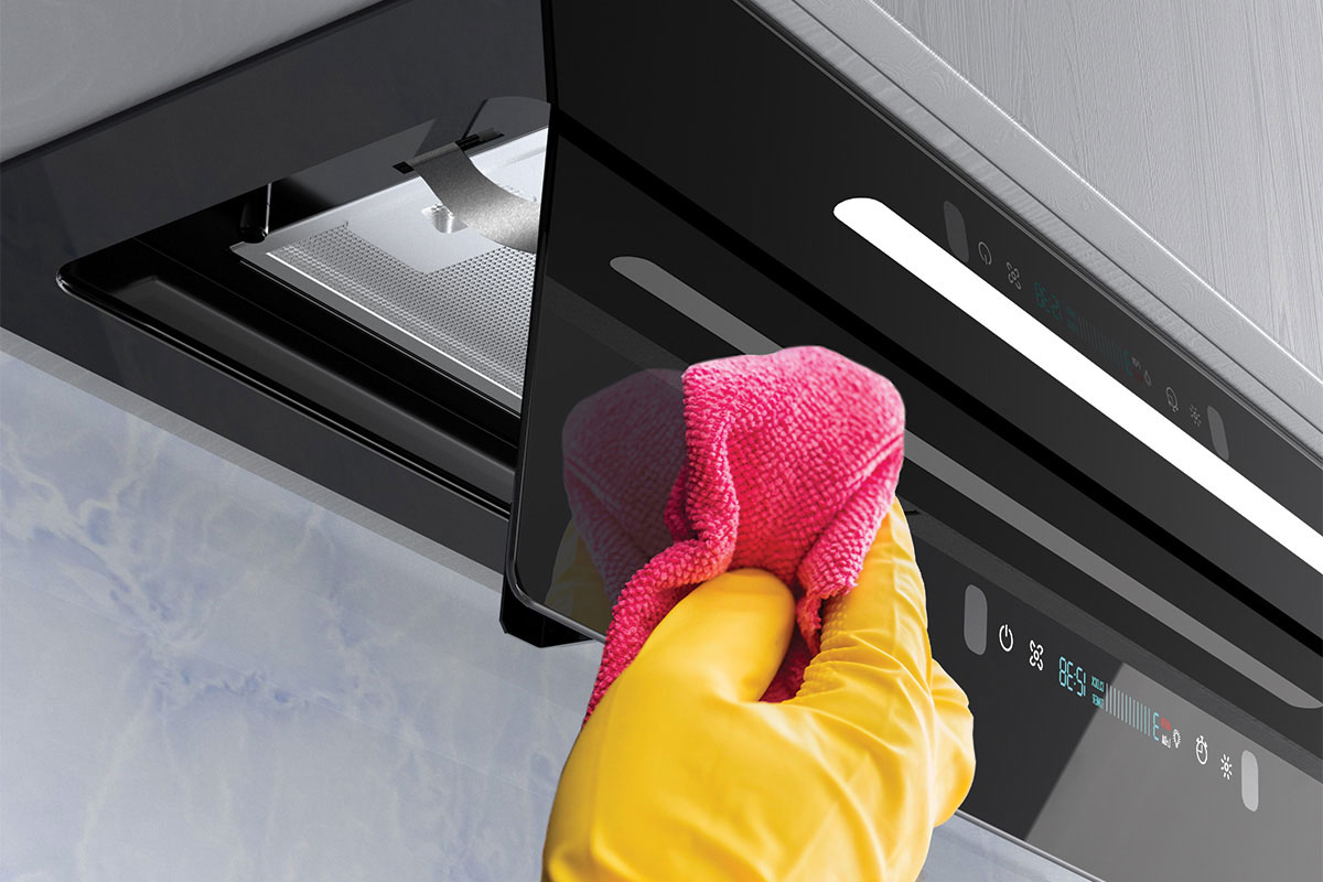 ابزارهای مناسب تمیز کردن هود