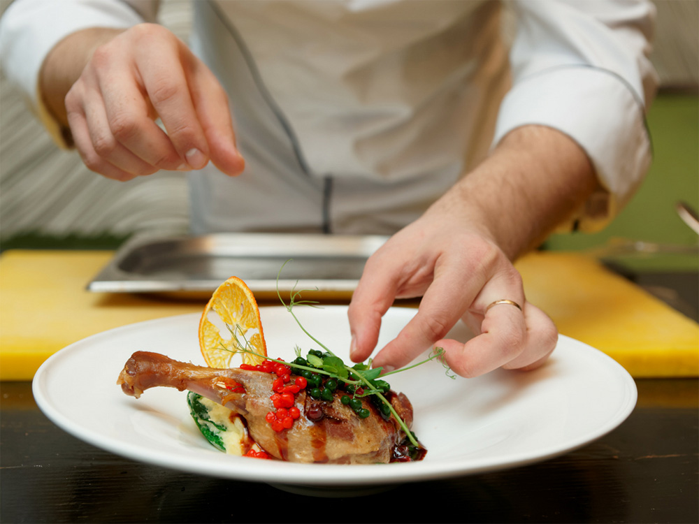 جزئیات و ظاهر غذا