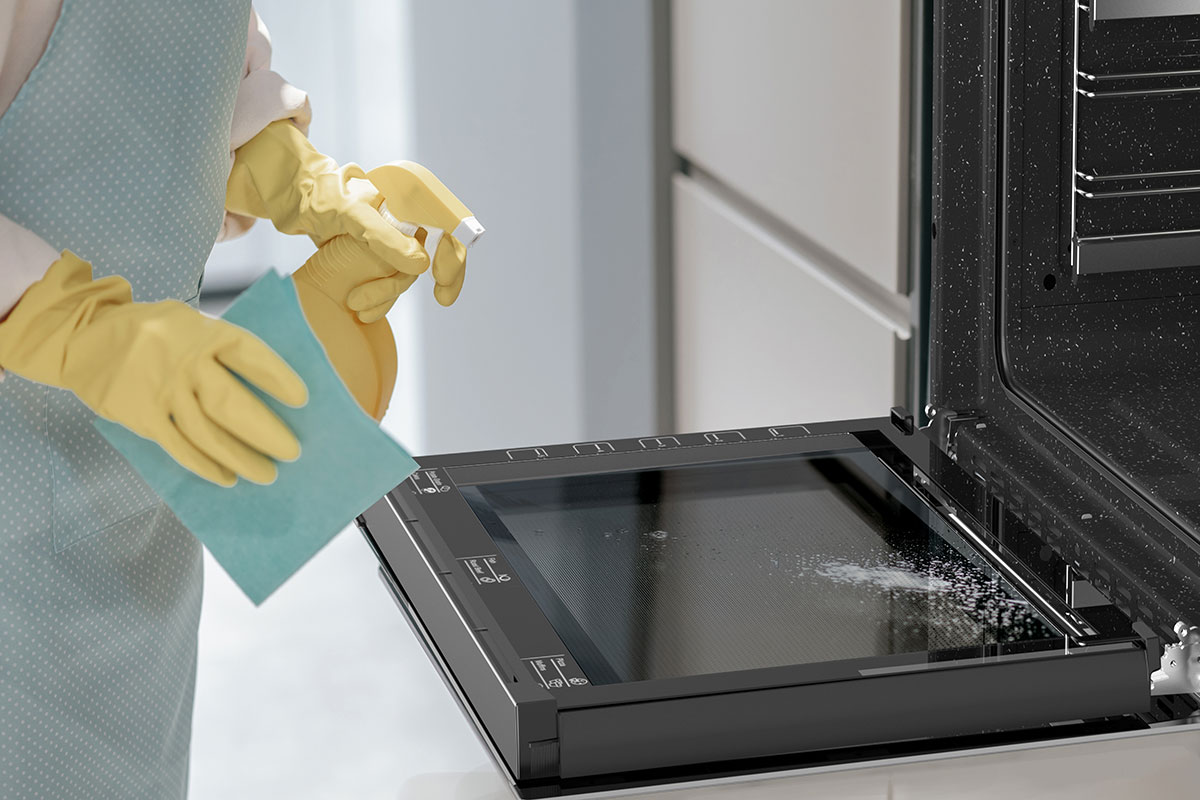 تمیزکاری آسان فر توکار آلتون