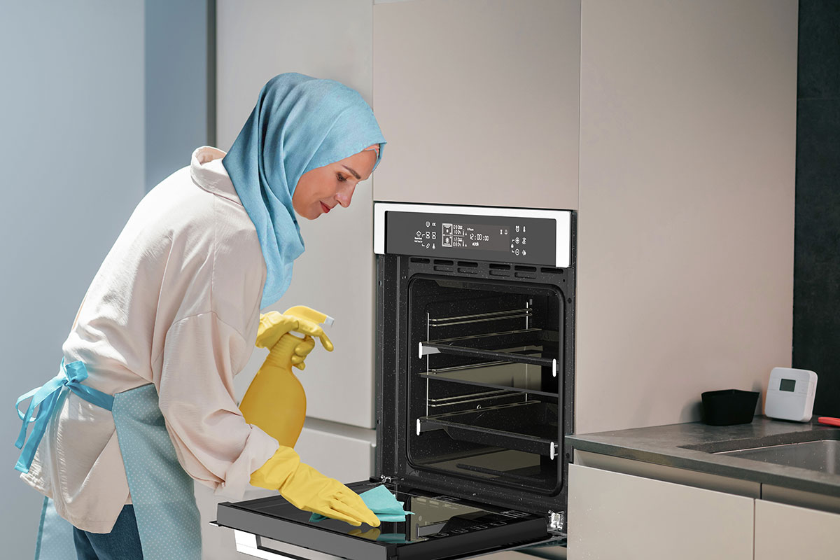 تمیز کردن فر توکار آلتون