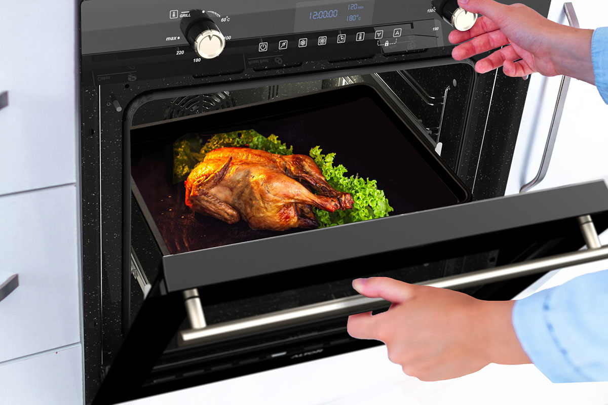 تنظیم دما و زمان پخت فر آلتون