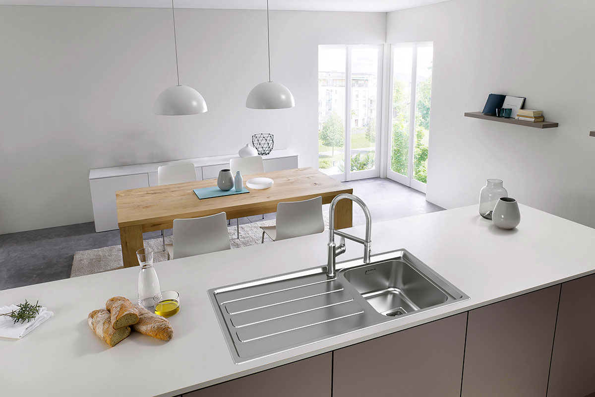 سینک توکار در دکوراسیون مدرن