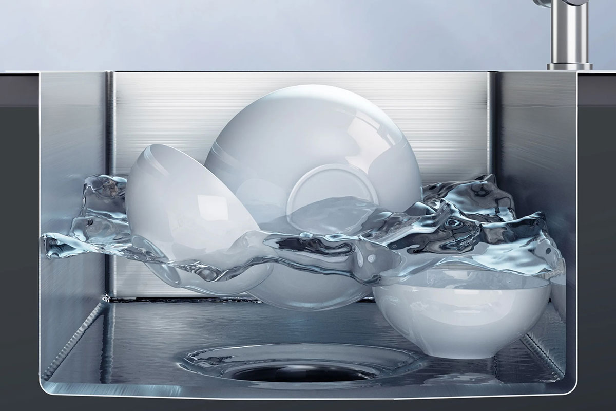 عمق لگن سینک ظرفشویی