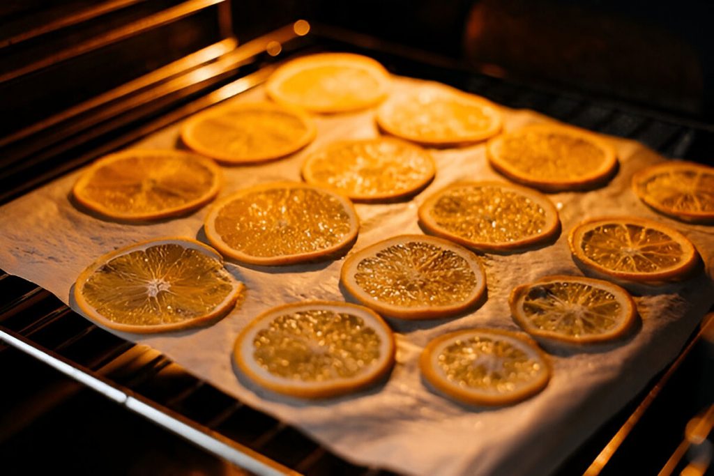 خشک کردن میوه در فر