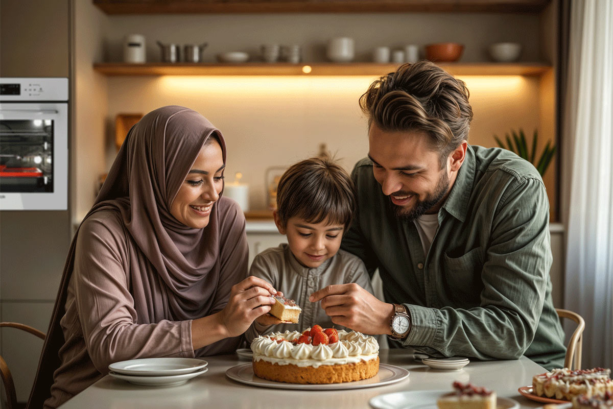 پخت کیک در فر 