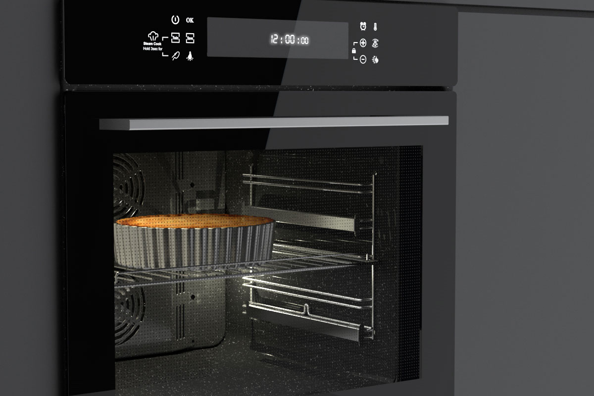 مکان مناسب قرارگیری قالب در فر