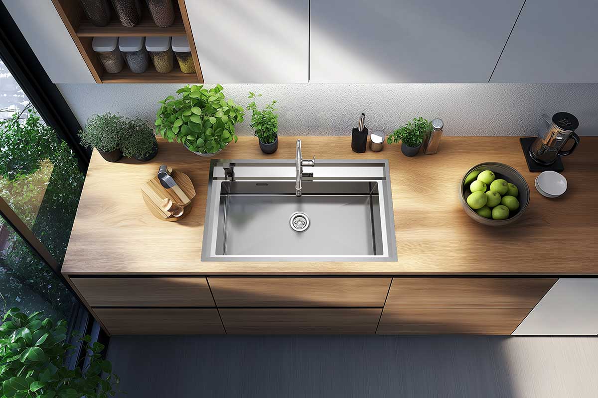 انتخاب سینک با توجه به سبک طراحی آشپزخانه